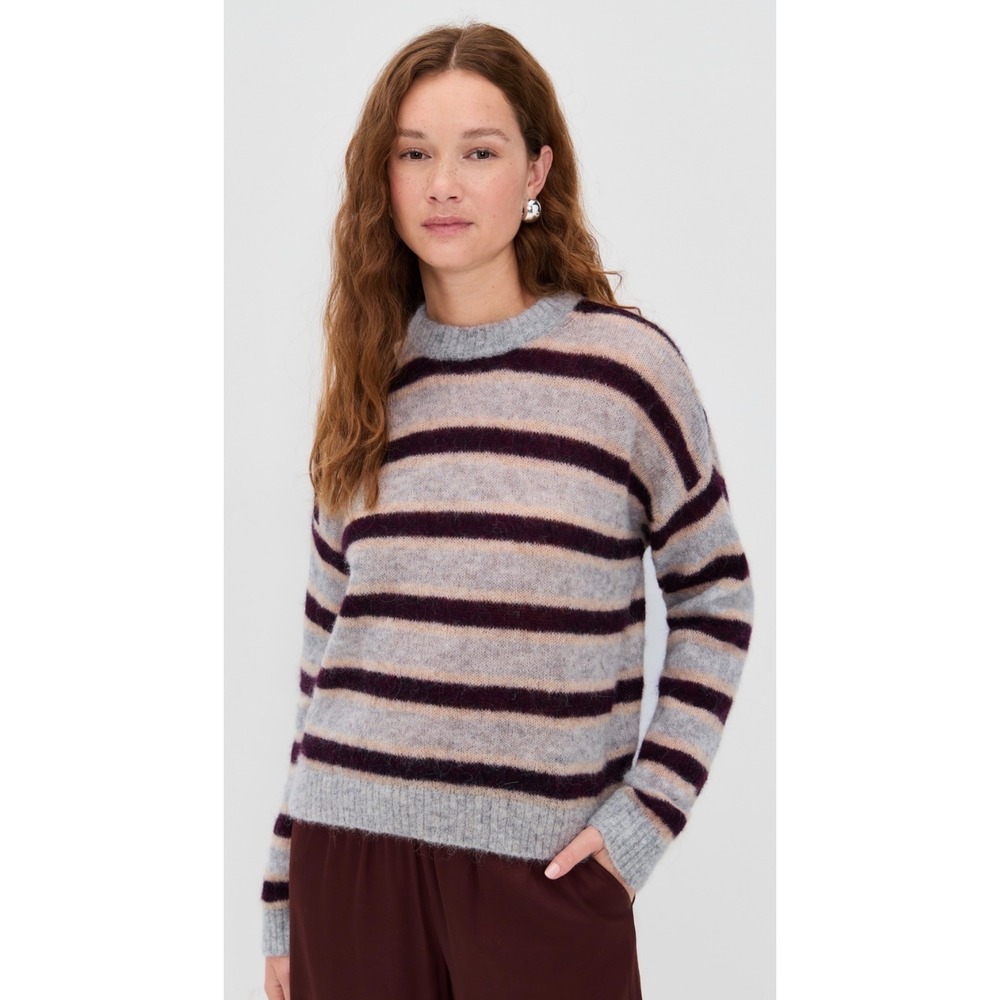 Madewell Striped pullover sweater in‎ Alpaca Blend Sz Small
